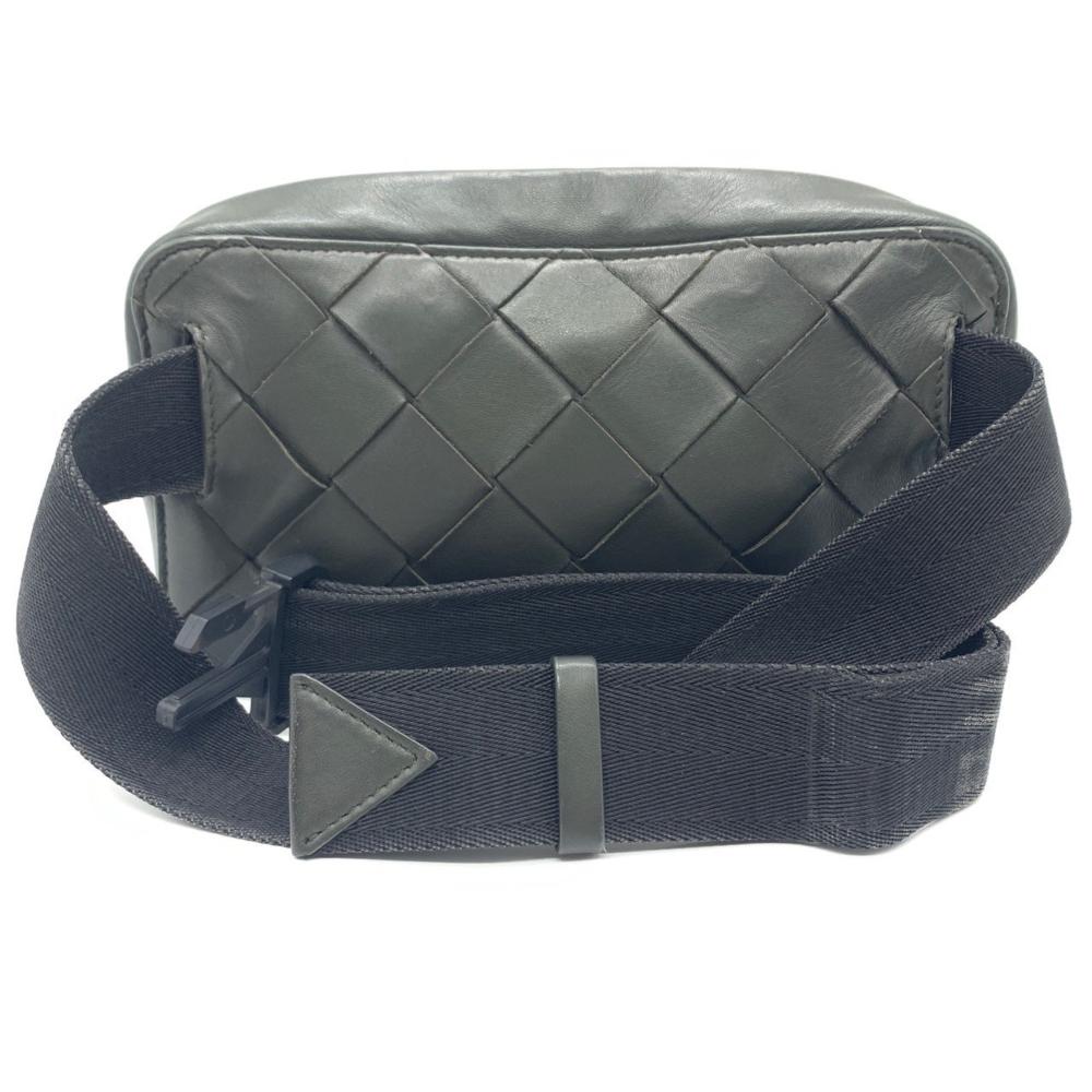 Black Fabric Bottega Veneta Crossbody Bag