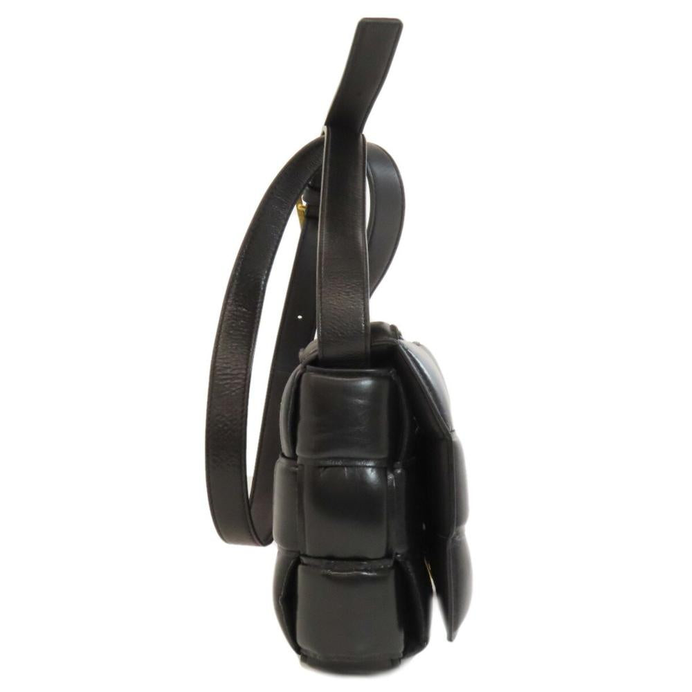 Black Fabric Bottega Veneta Shoulder Bag