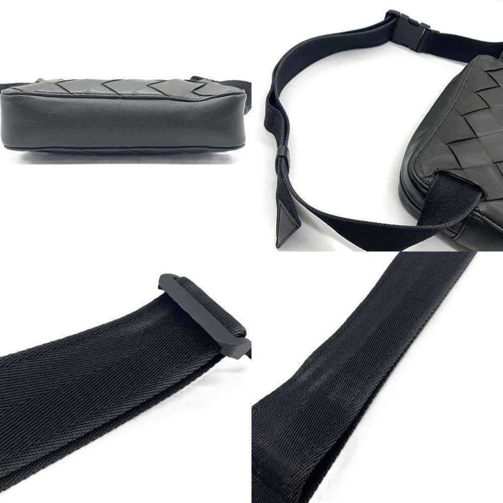 Black Fabric Bottega Veneta Crossbody Bag