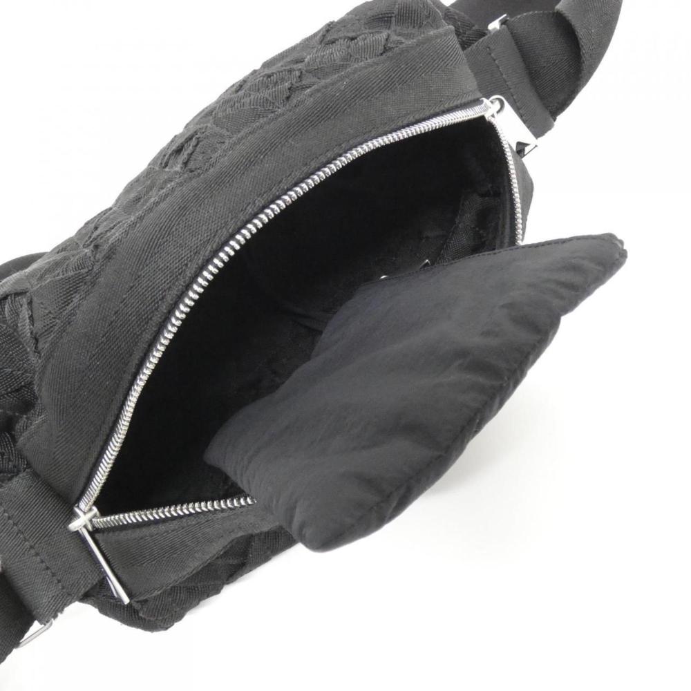 Black Fabric Bottega Veneta Shoulder Bag