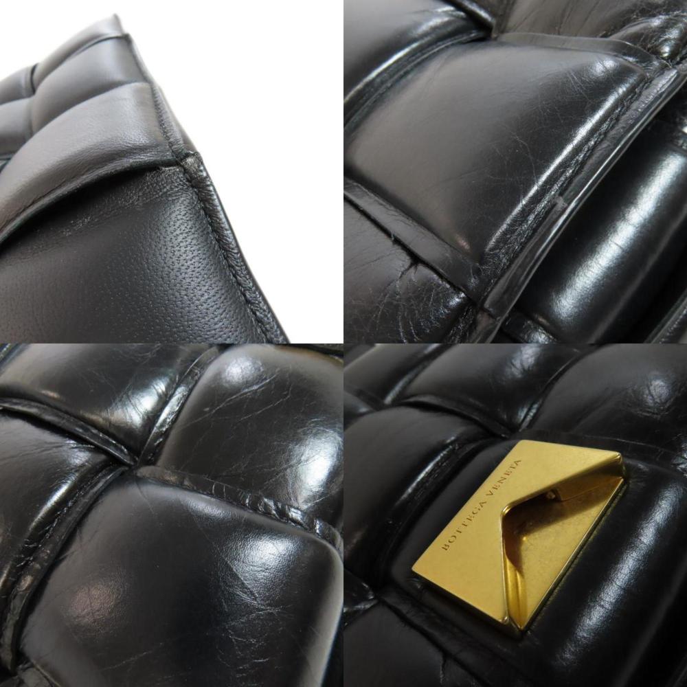 Black Fabric Bottega Veneta Shoulder Bag