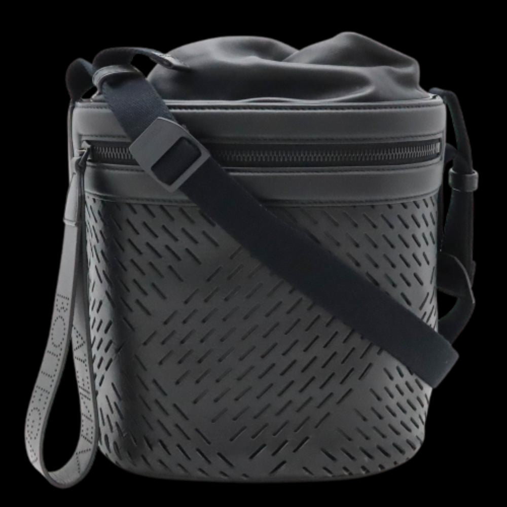 Black Leather Bottega Veneta Shoulder Bag