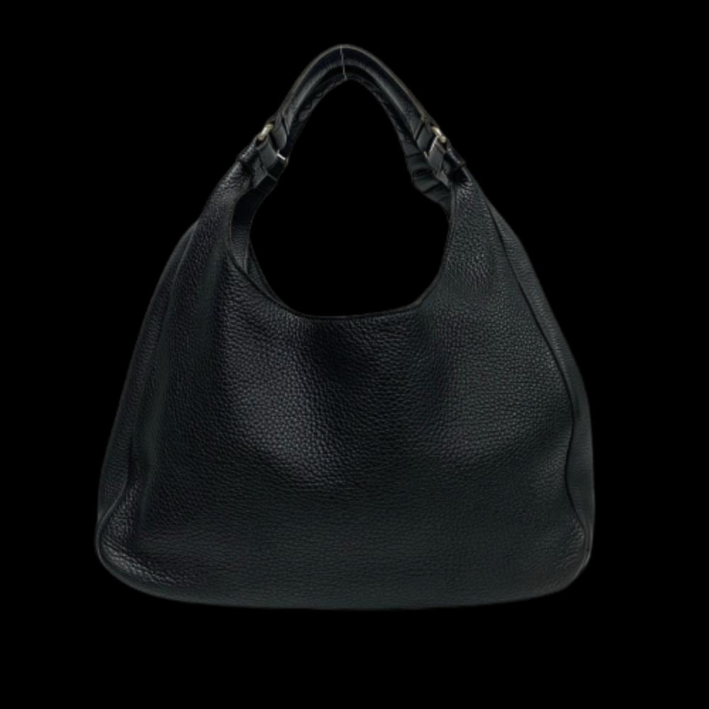 Black Leather Bottega Veneta Tote