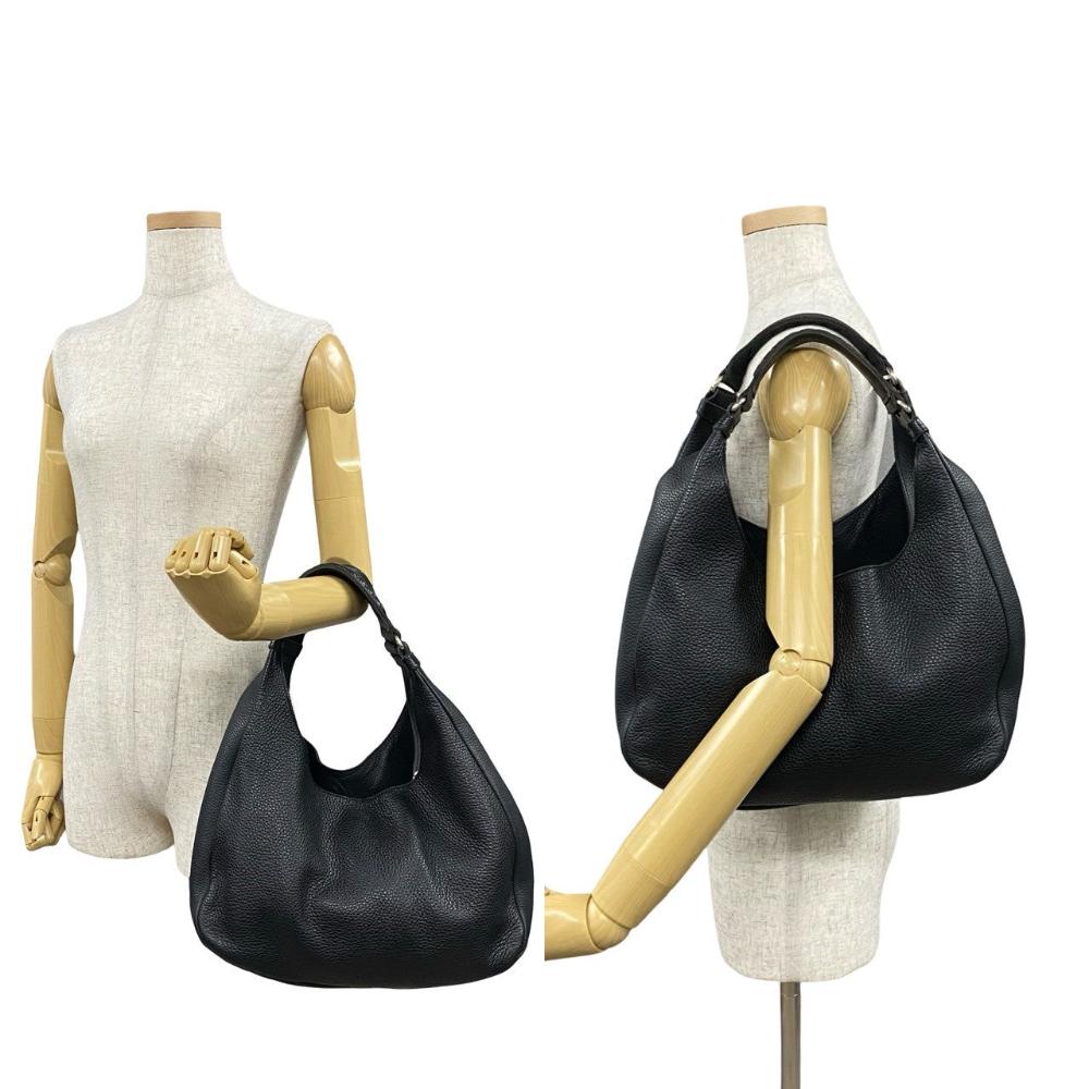 Black Leather Bottega Veneta Tote