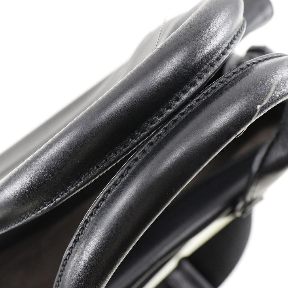 Black Leather Bottega Veneta Handbag