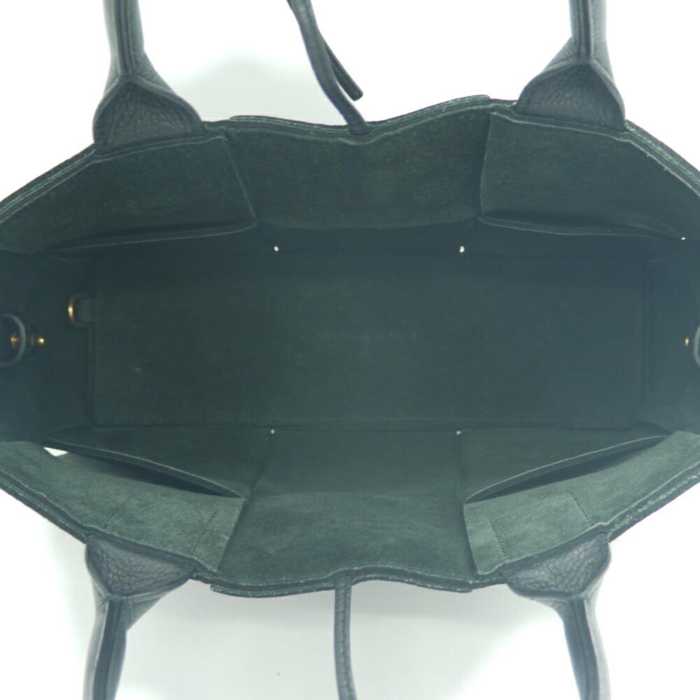 Black Leather Bottega Veneta Tote