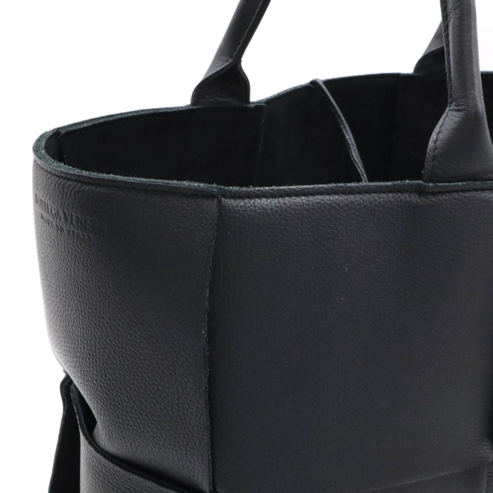 Black Leather Bottega Veneta Tote