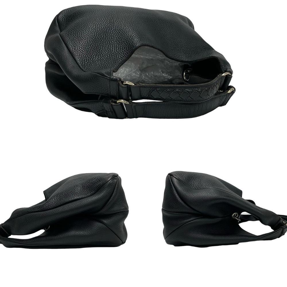 Black Leather Bottega Veneta Tote