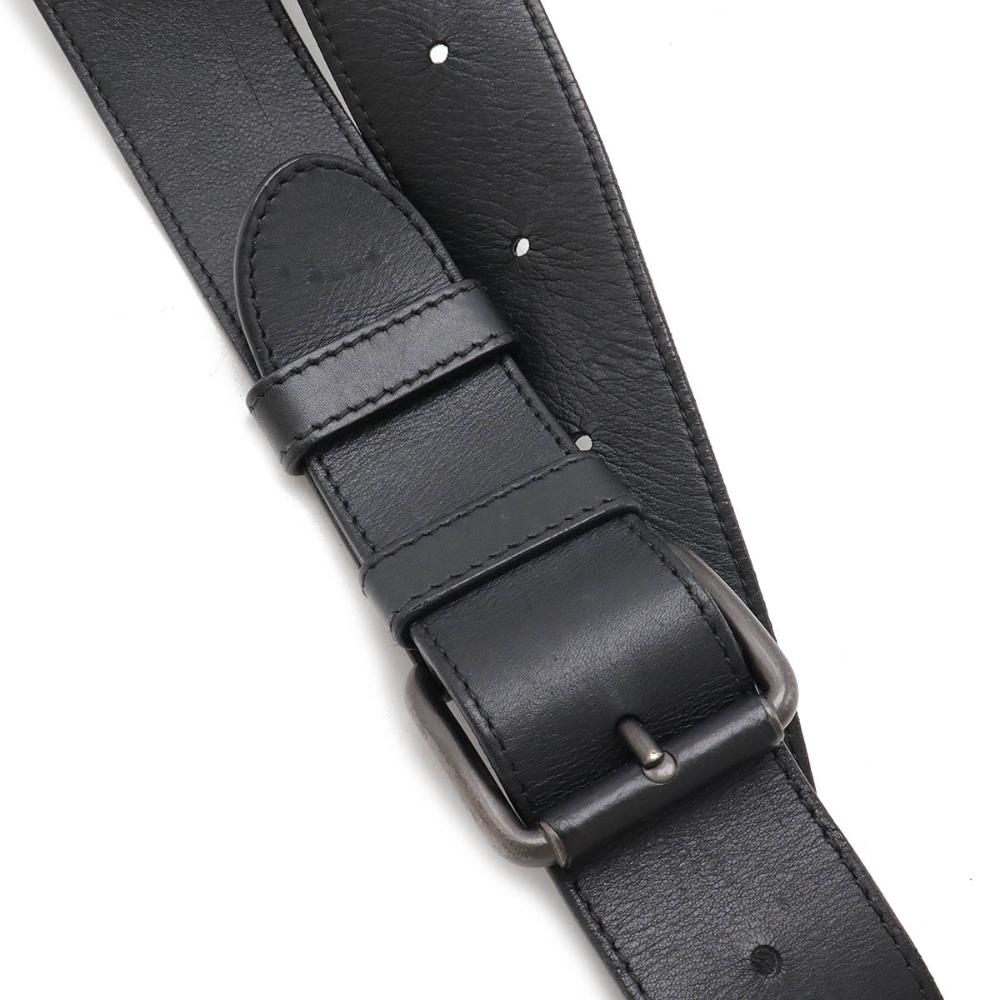Black Leather Bottega Veneta Belt Bag