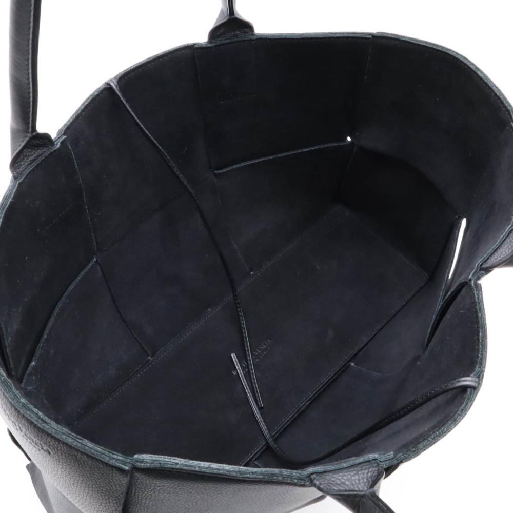 Black Leather Bottega Veneta Tote