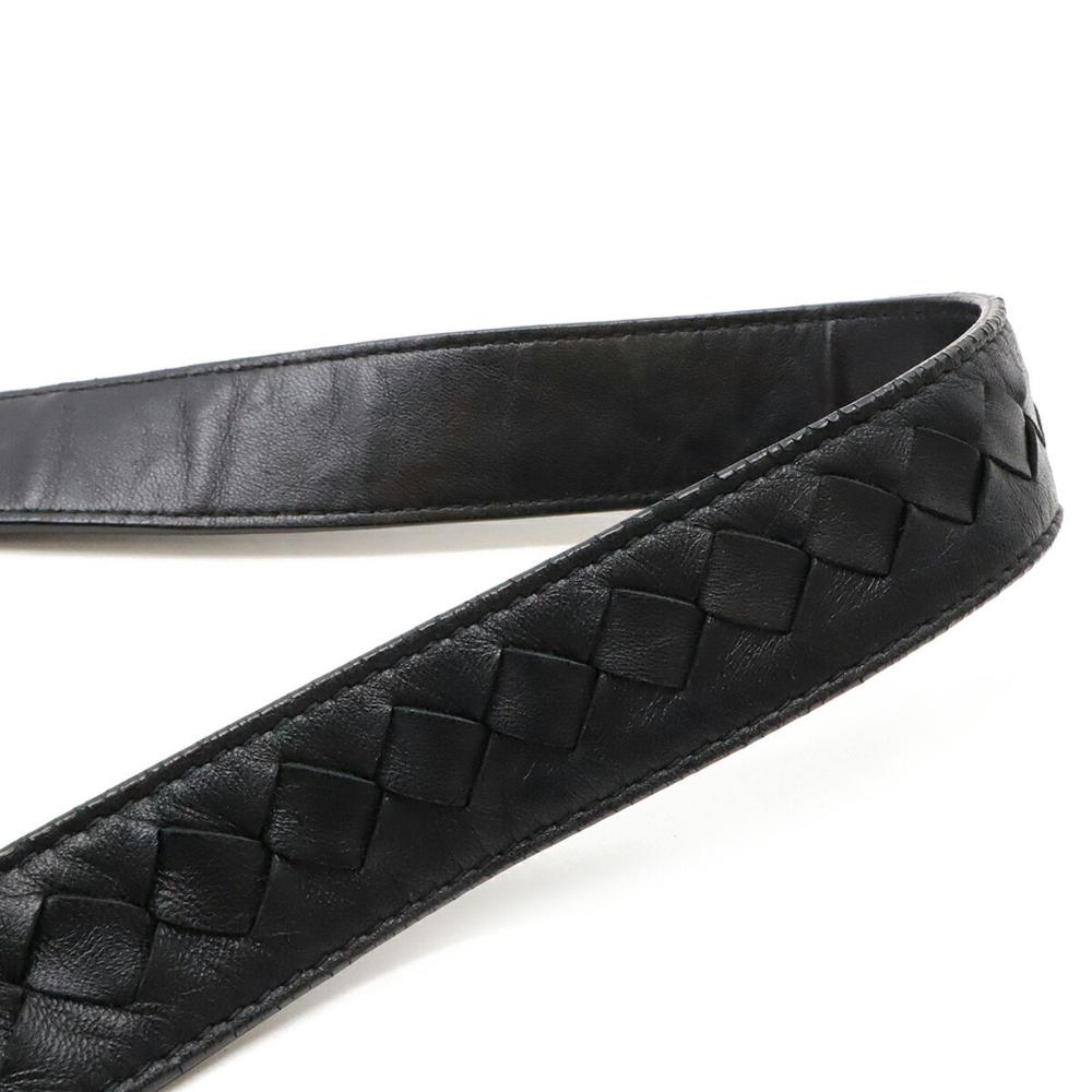 Black Leather Bottega Veneta Shoulder Bag