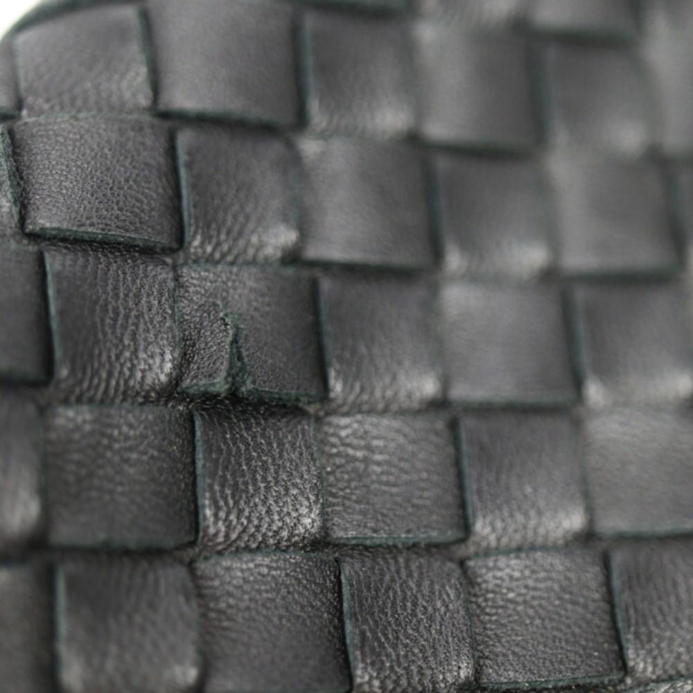 Black Leather Bottega Veneta Shoulder Bag