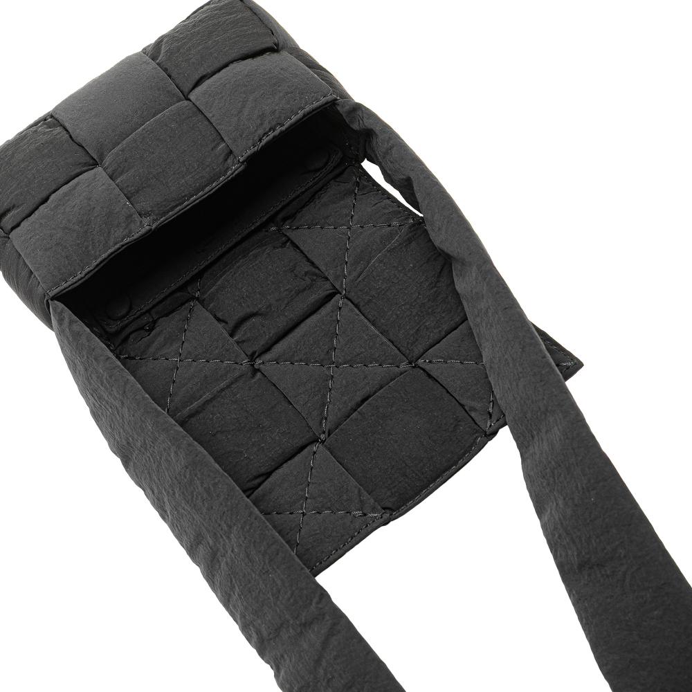 Black Nylon Bottega Veneta Cassette Bag