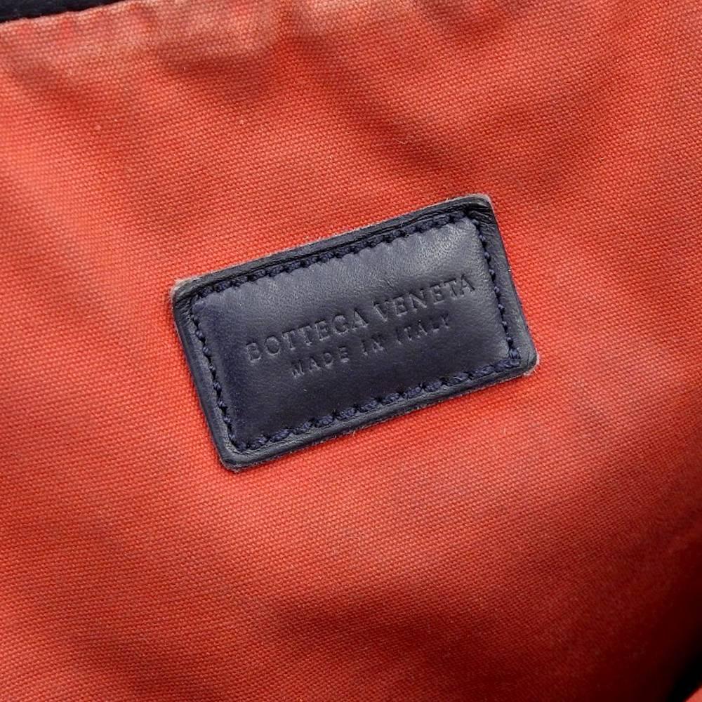 Blue Leather Bottega Veneta Crossbody Bag