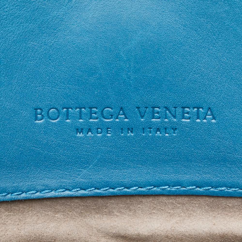 Blue Leather Bottega Veneta Tote