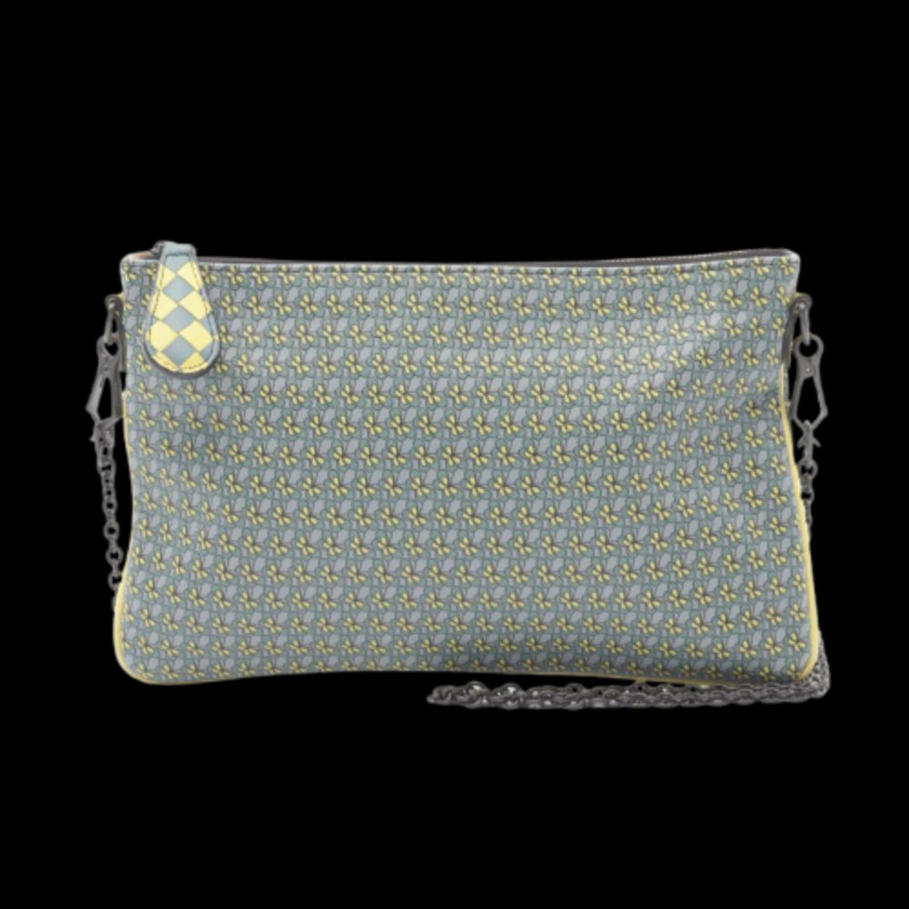 Blue Leather Bottega Veneta Crossbody Bag
