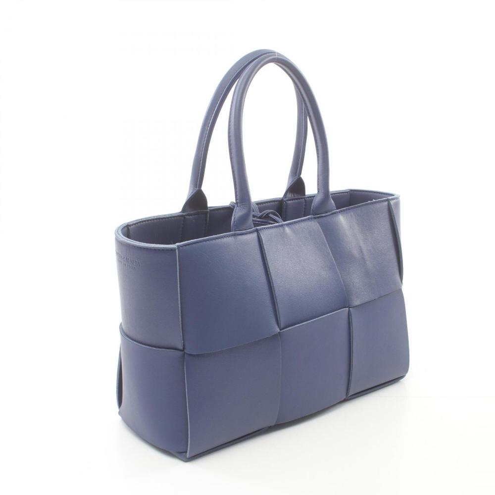 Blue Leather Bottega Veneta Tote