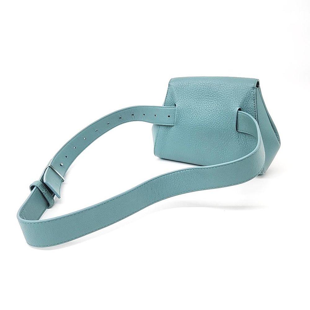 Blue Leather Bottega Veneta Belt Bag