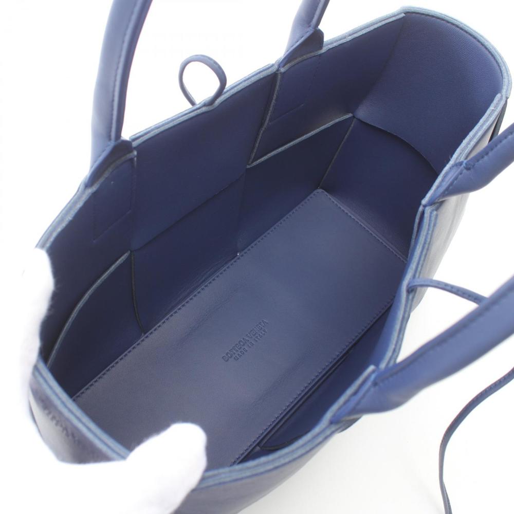 Blue Leather Bottega Veneta Tote