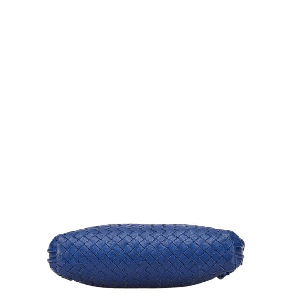 Blue Leather Bottega Veneta Crossbody Bag