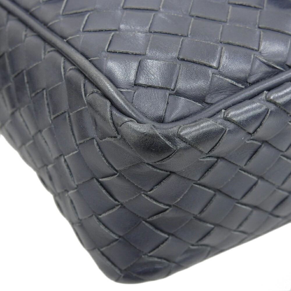 Blue Leather Bottega Veneta Crossbody Bag