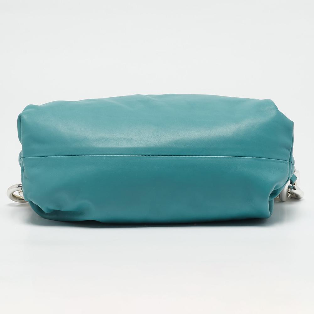 Blue Leather Bottega Veneta Pouches