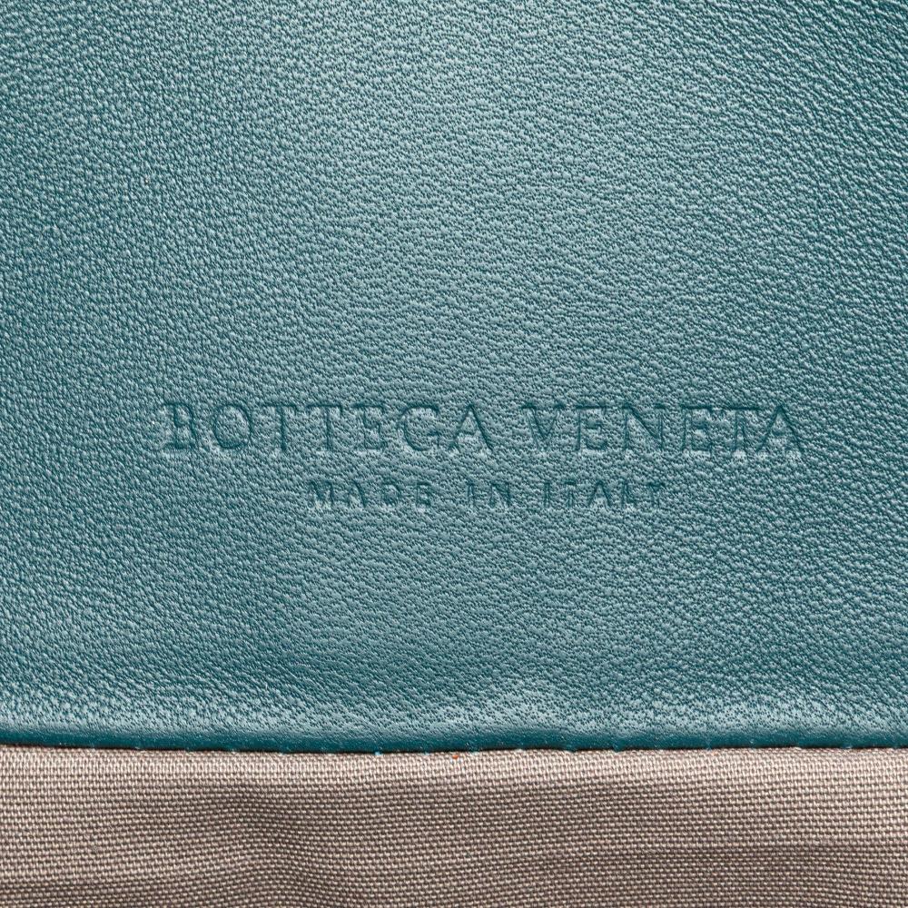 Blue Leather Bottega Veneta Tote