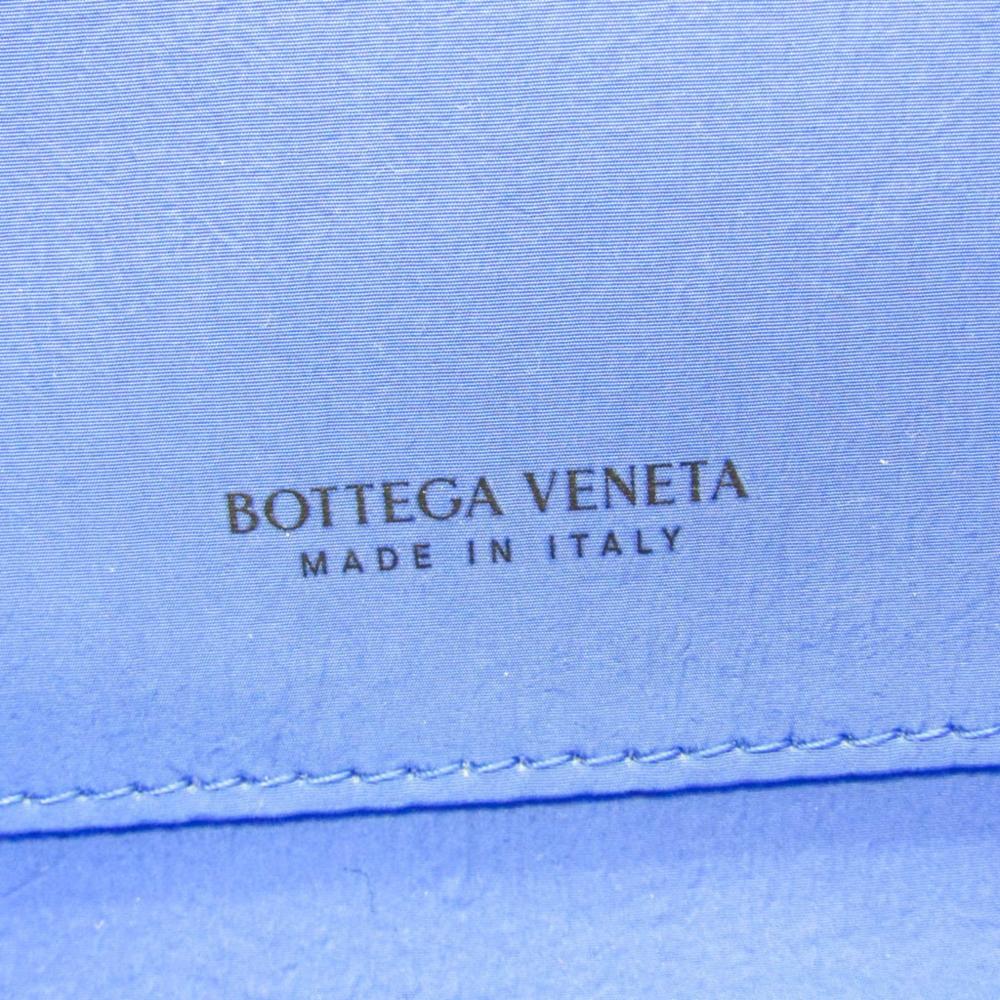 Blue Leather Bottega Veneta Clutch