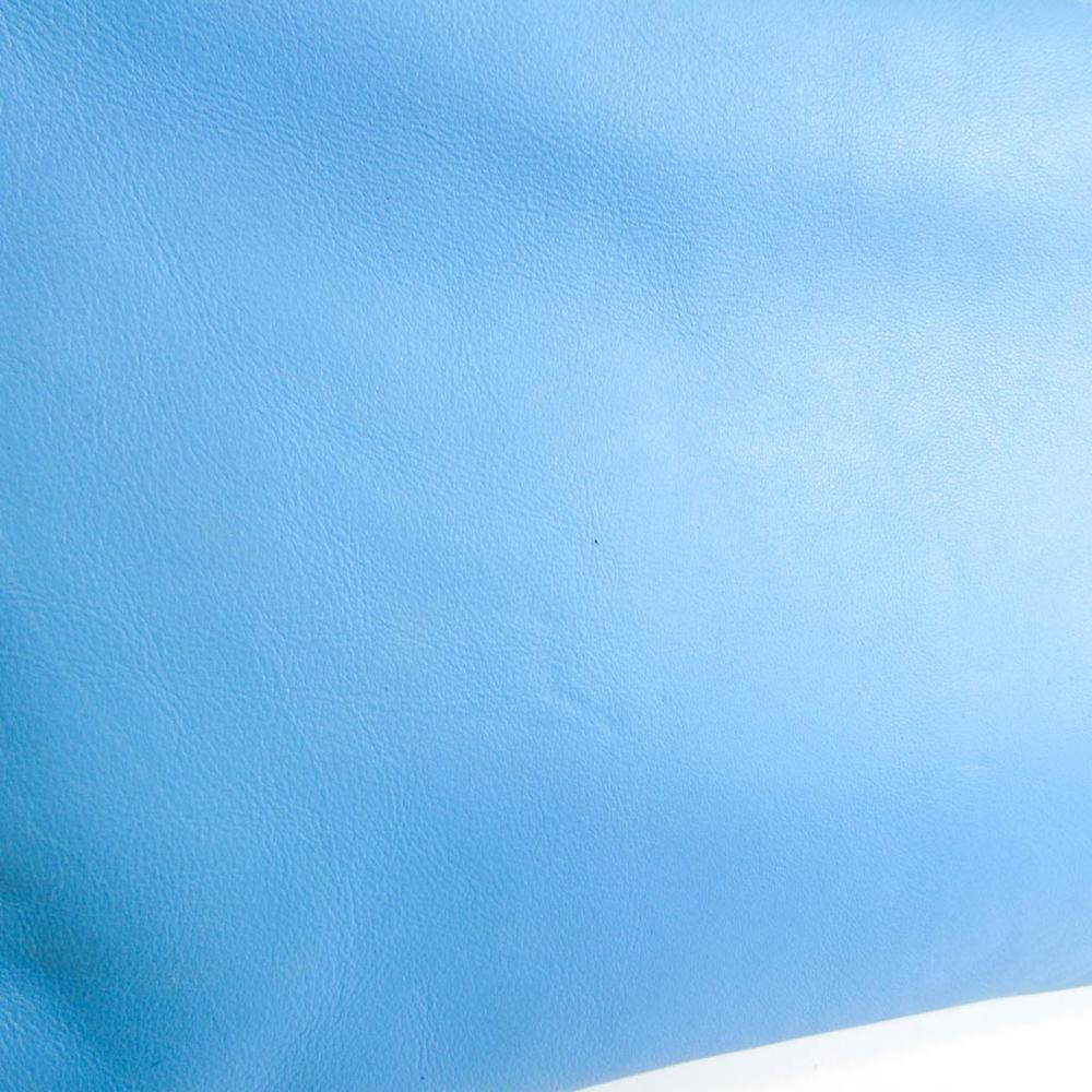 Blue Leather Bottega Veneta Clutch