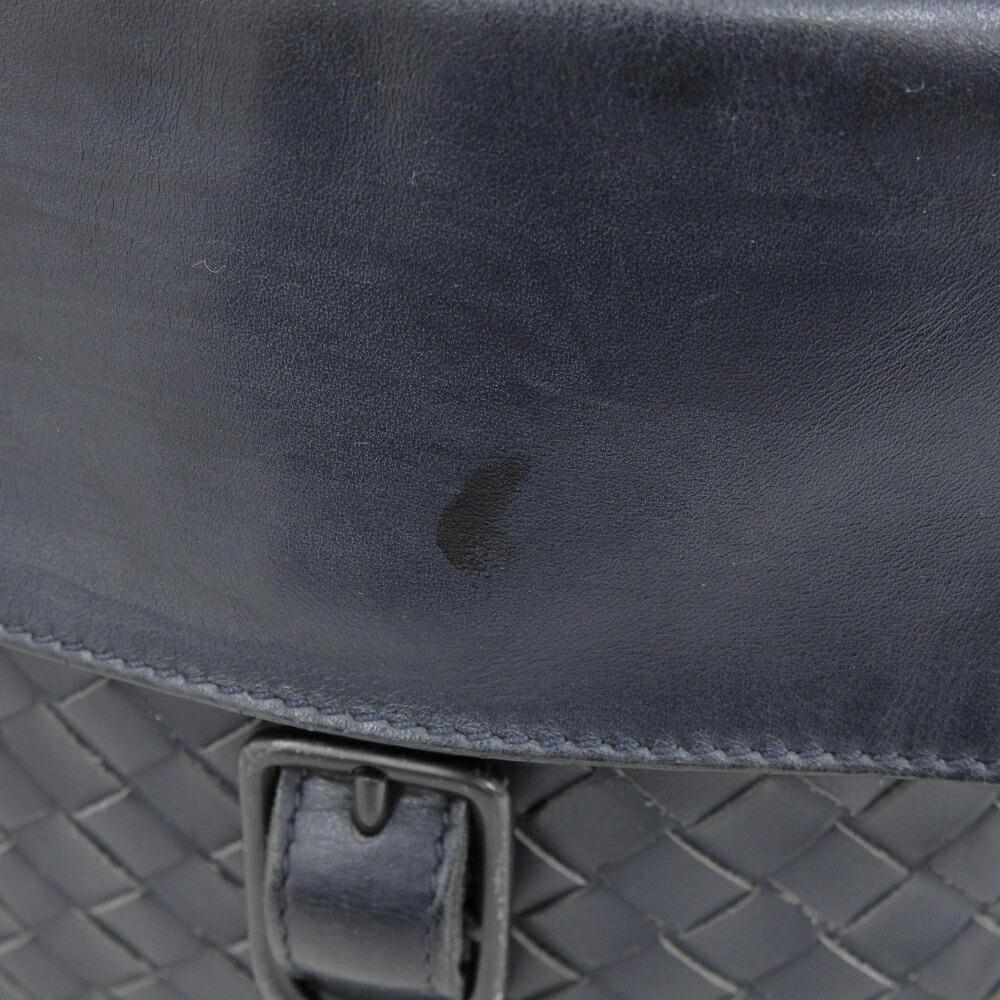 Blue Leather Bottega Veneta Crossbody Bag