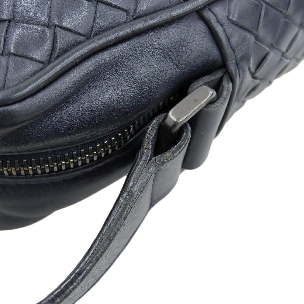 Blue Leather Bottega Veneta Crossbody Bag