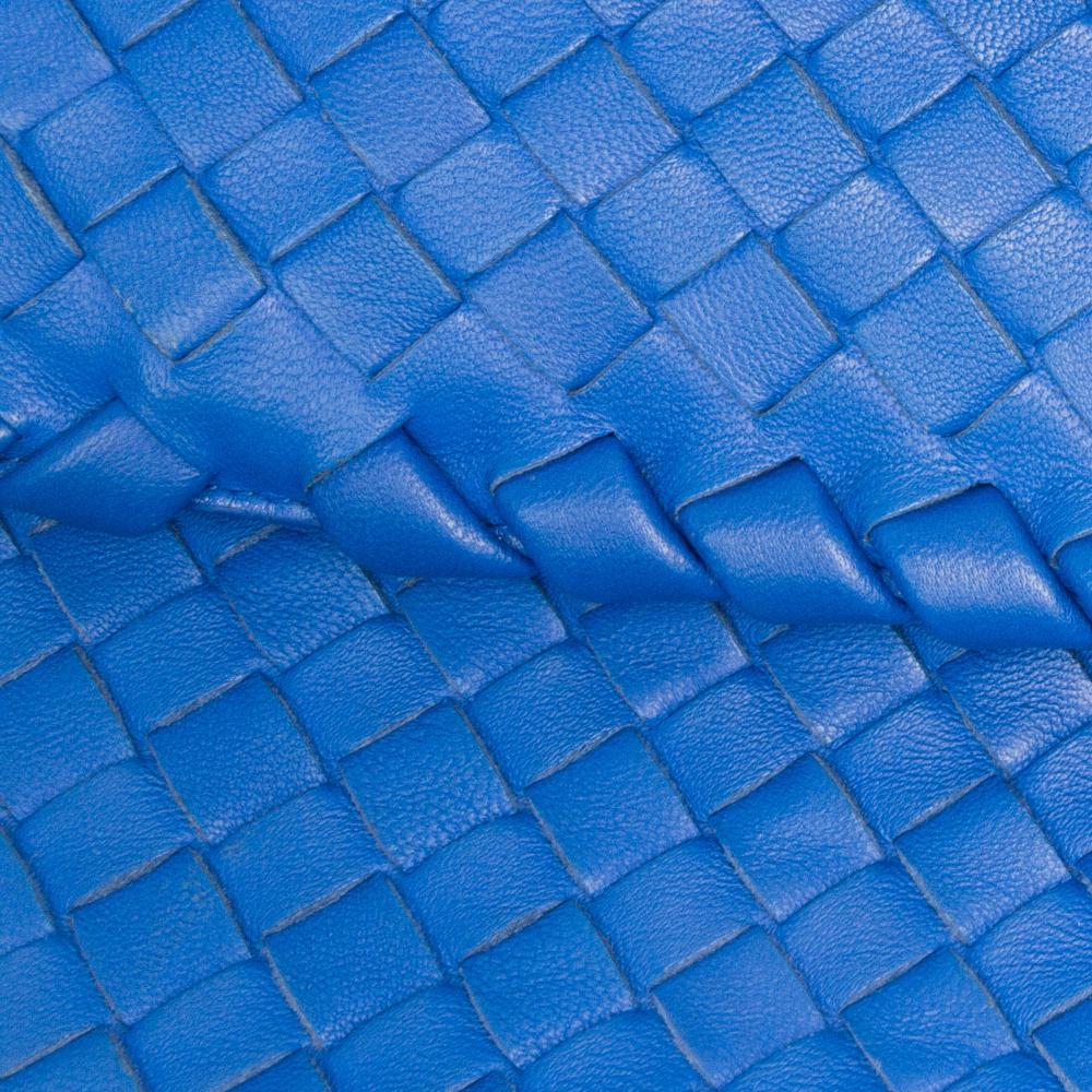 Blue Leather Bottega Veneta Shoulder Bag