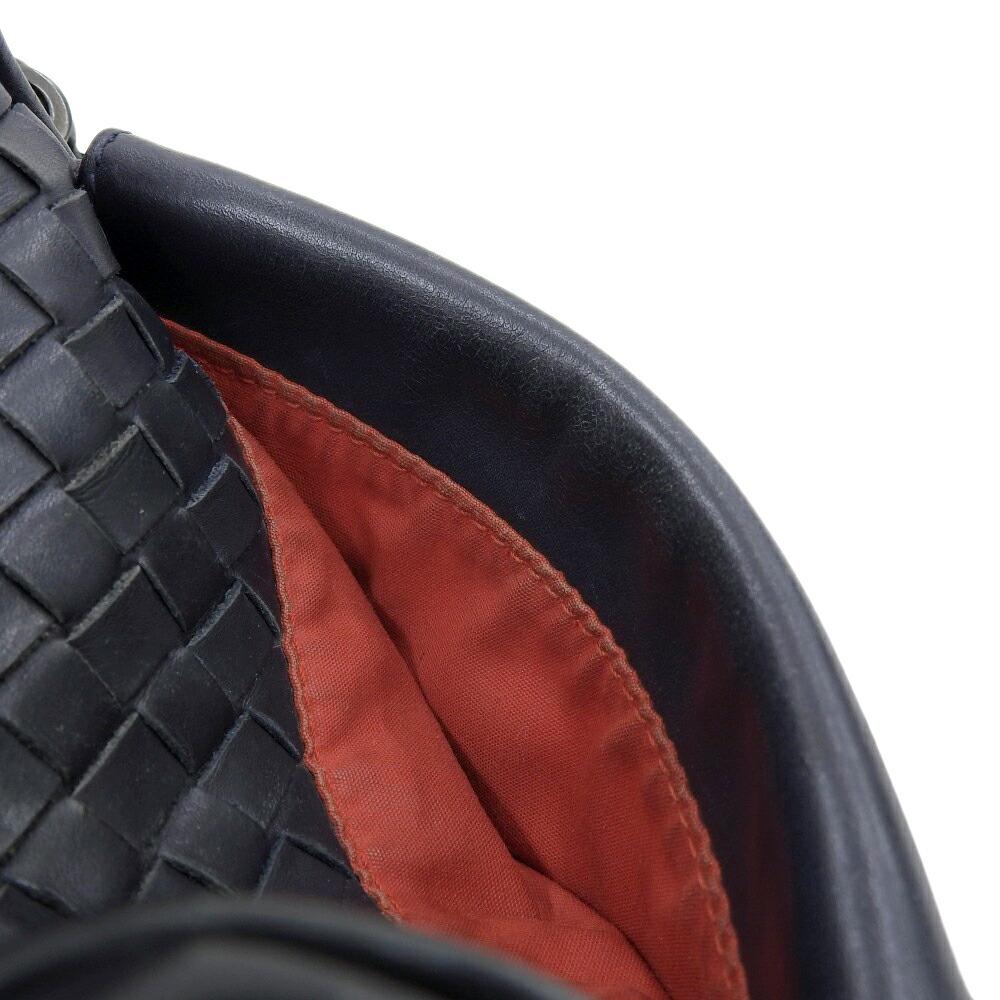 Blue Leather Bottega Veneta Crossbody Bag