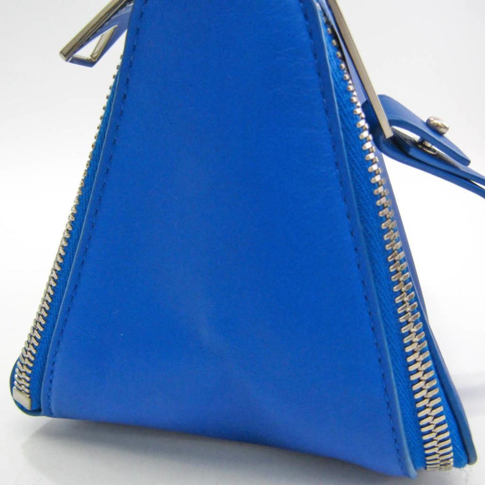Blue Leather Bottega Veneta Clutch