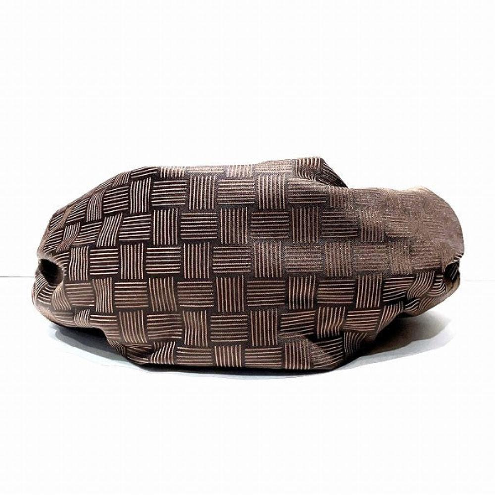 Brown Canvas Bottega Veneta Handbag