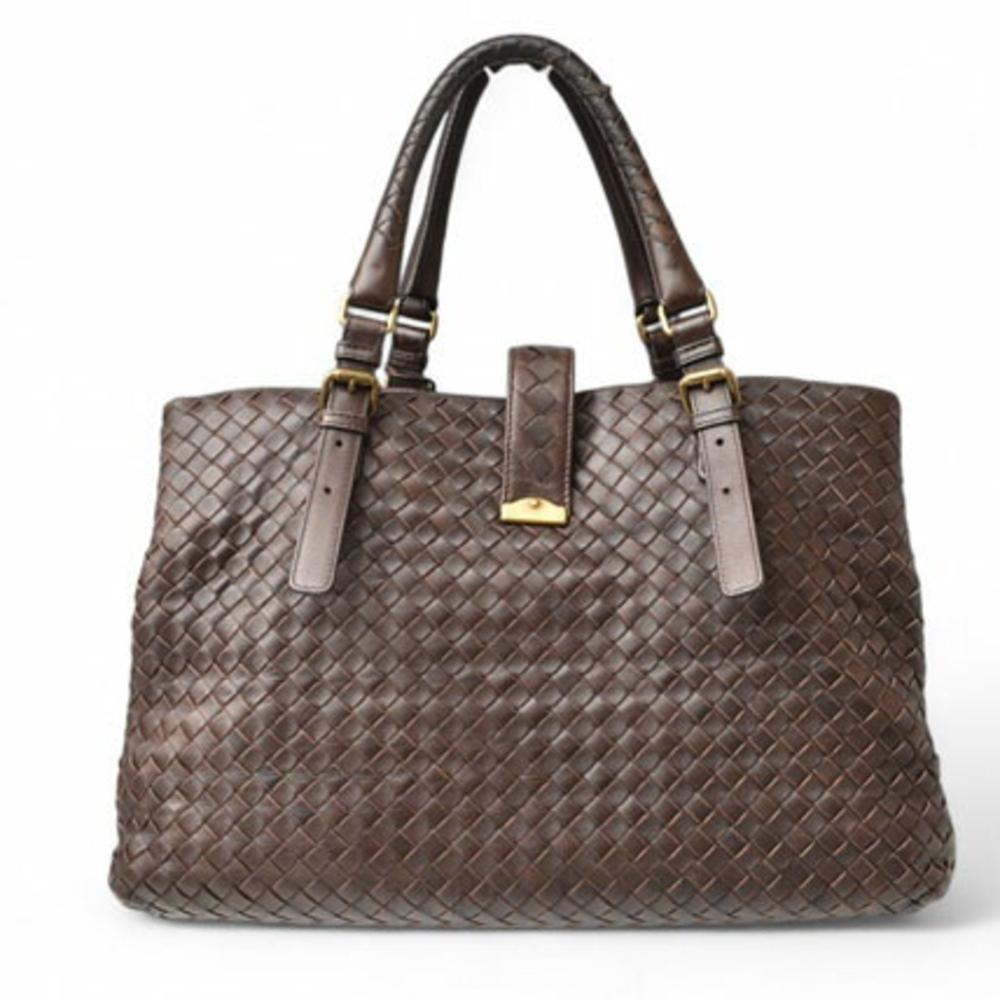 Brown Fabric Bottega Veneta Tote