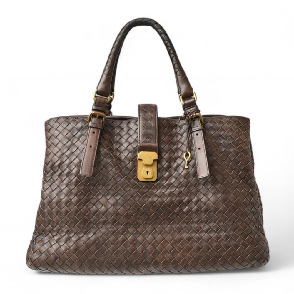 Brown Fabric Bottega Veneta Tote
