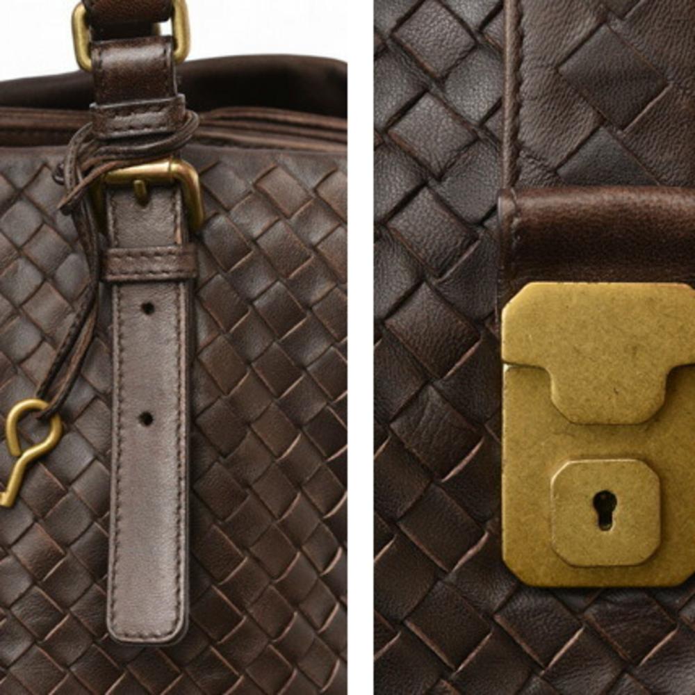 Brown Fabric Bottega Veneta Tote