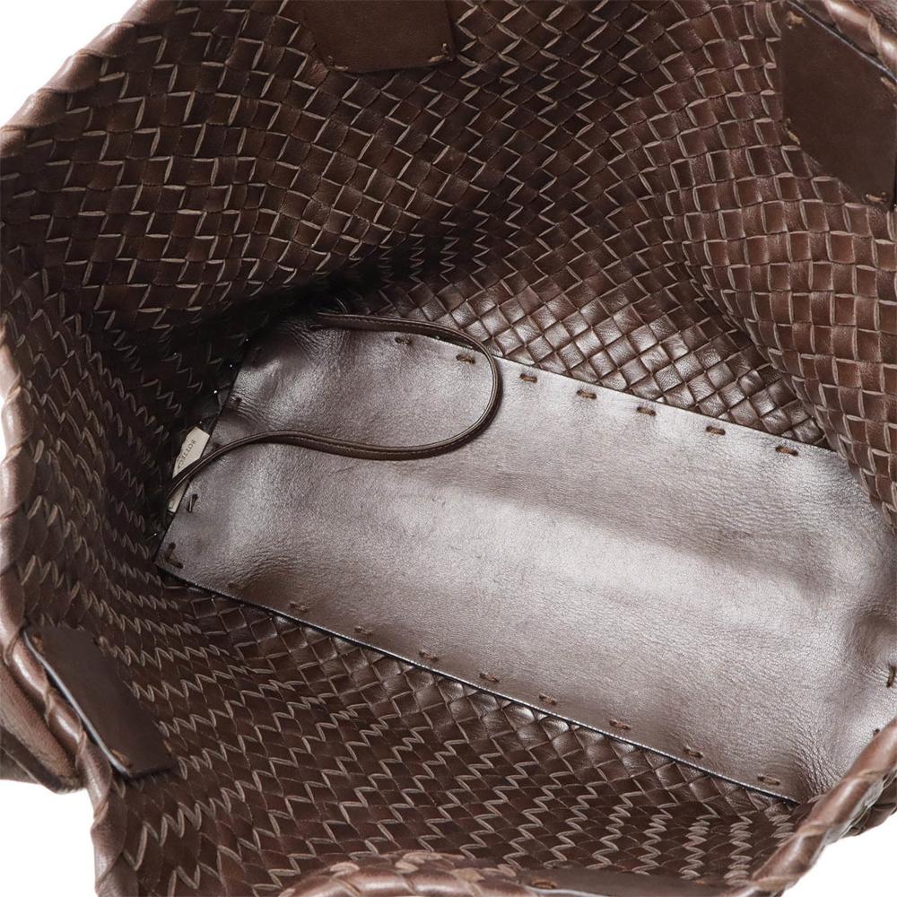 Brown Fabric Bottega Veneta Tote