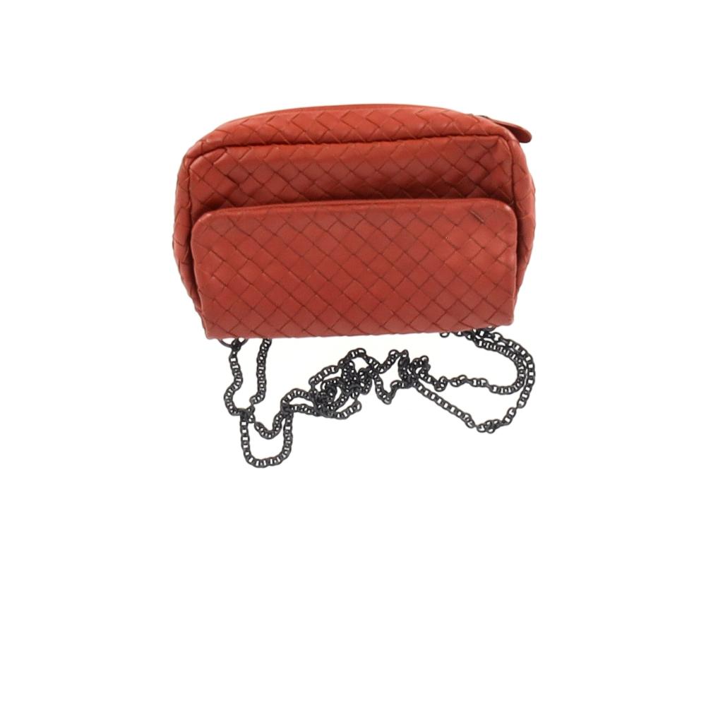 Brown Leather Bottega Veneta Crossbody Bag