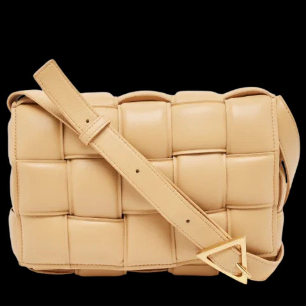 Brown Leather Bottega Veneta Padded Cassette Bag