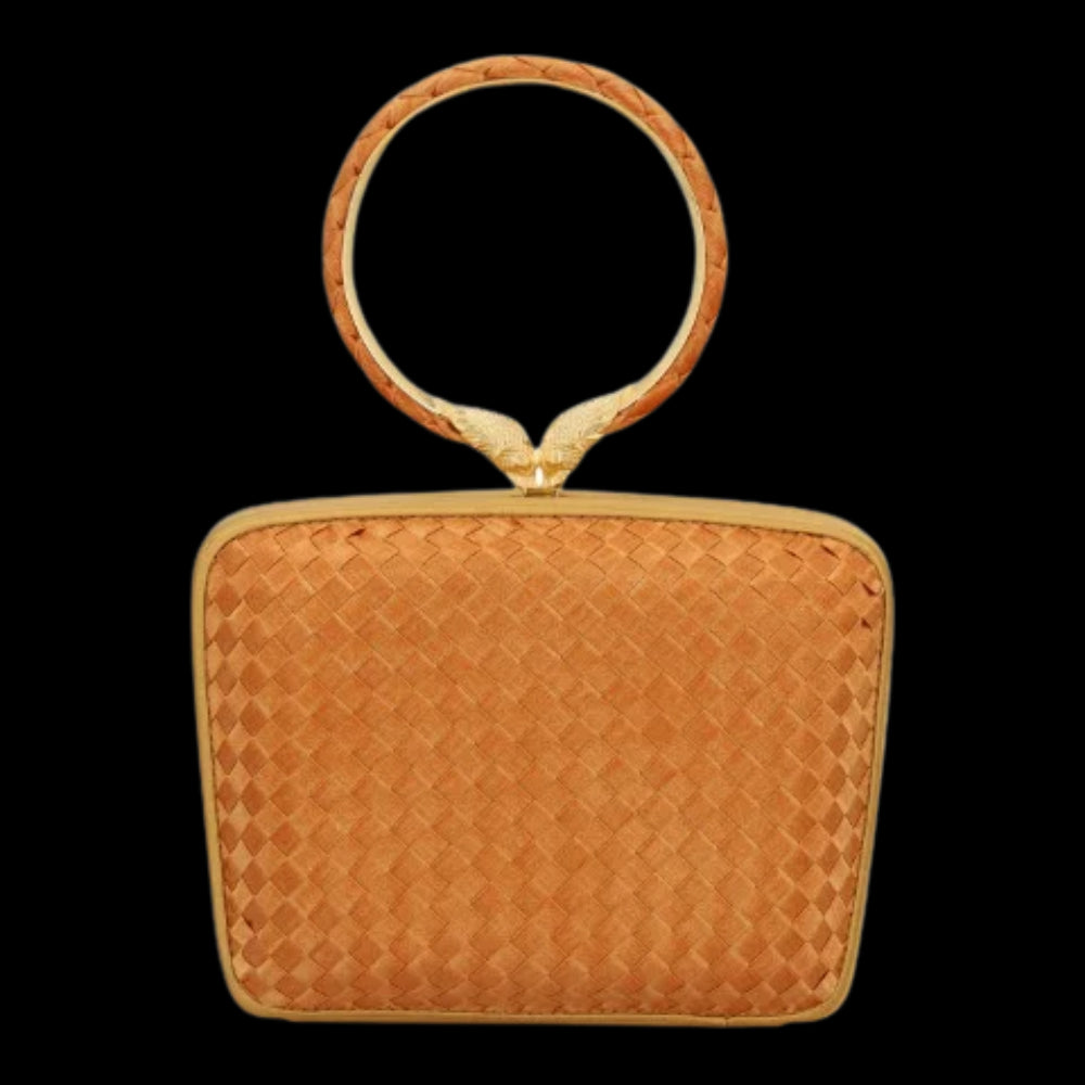 Brown Leather Bottega Veneta Clutch