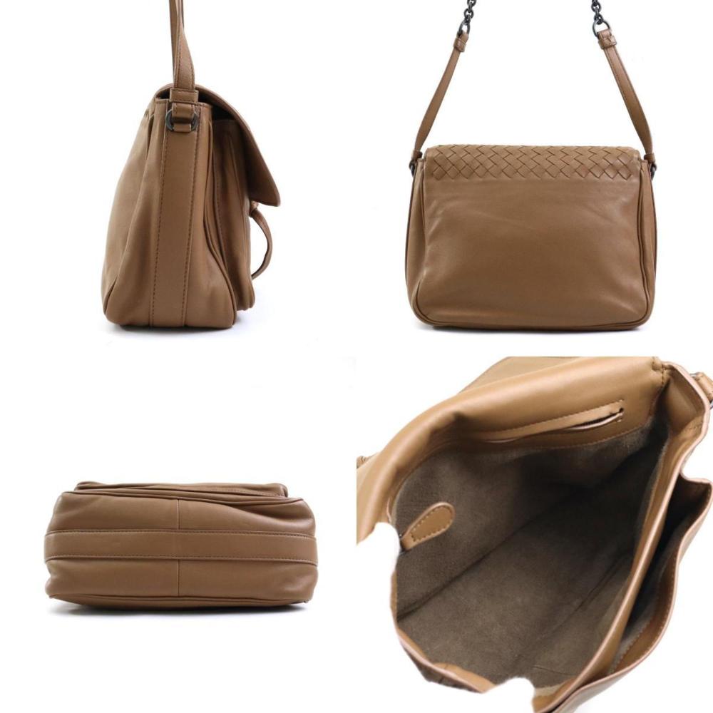 Brown Leather Bottega Veneta Crossbody Bag