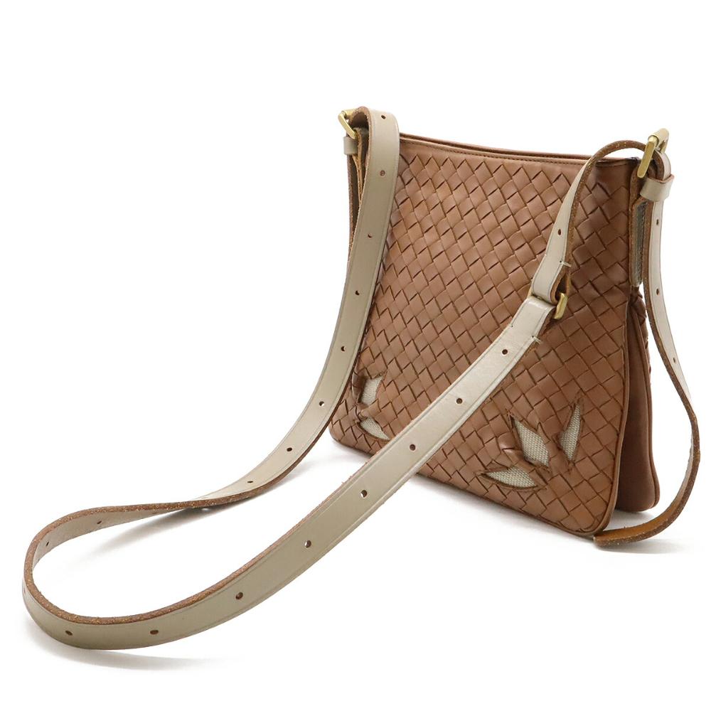 Brown Leather Bottega Veneta Shoulder Bag