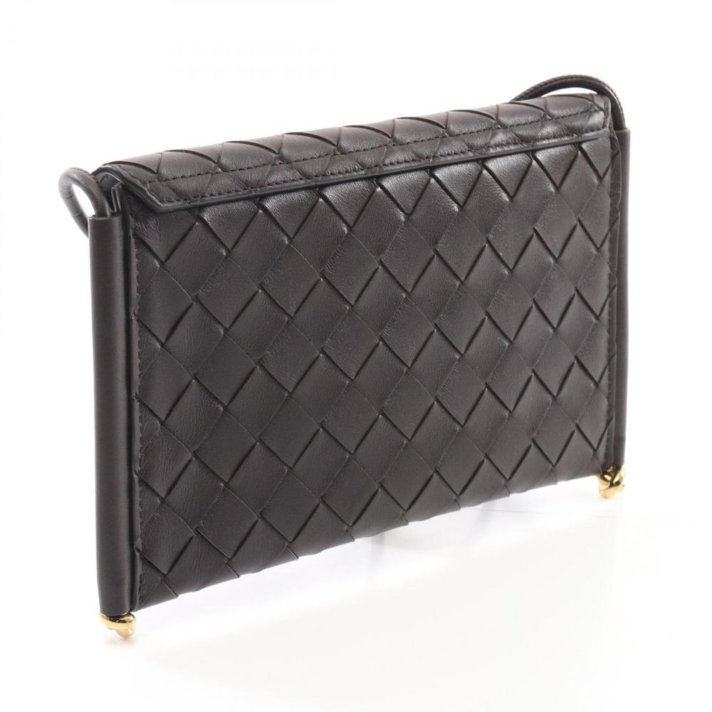 Brown Leather Bottega Veneta Shoulder Bag