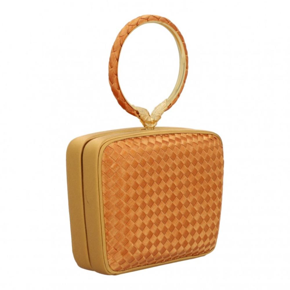 Brown Leather Bottega Veneta Clutch