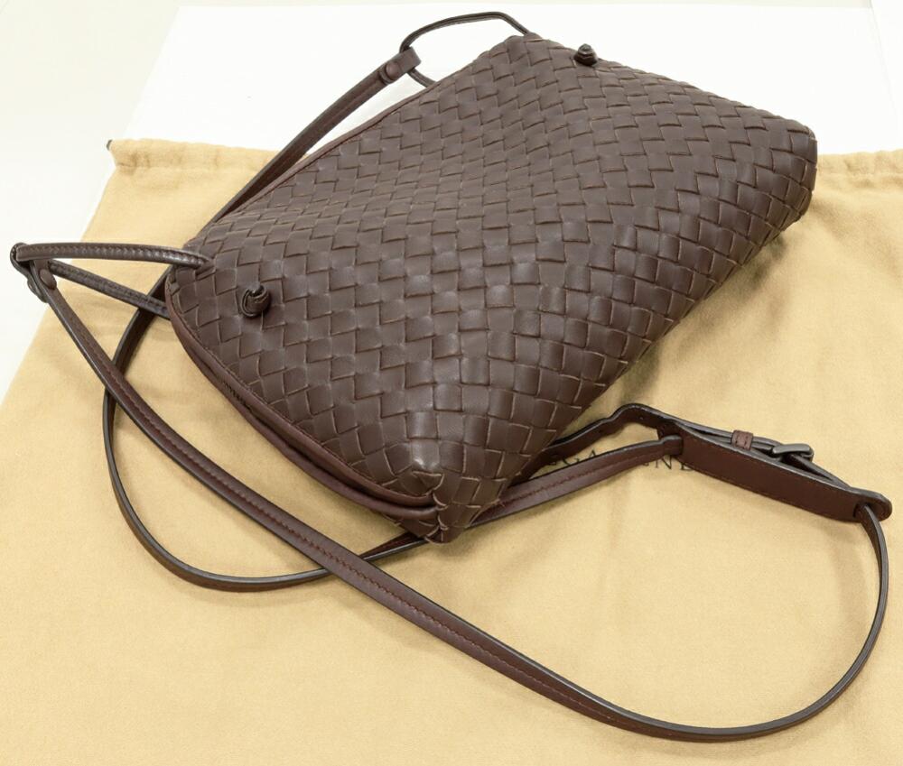Brown Leather Bottega Veneta Shoulder Bag