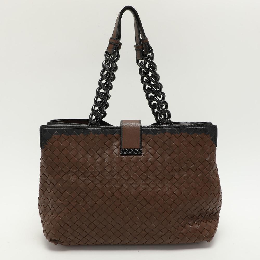 Brown Leather Bottega Veneta Tote