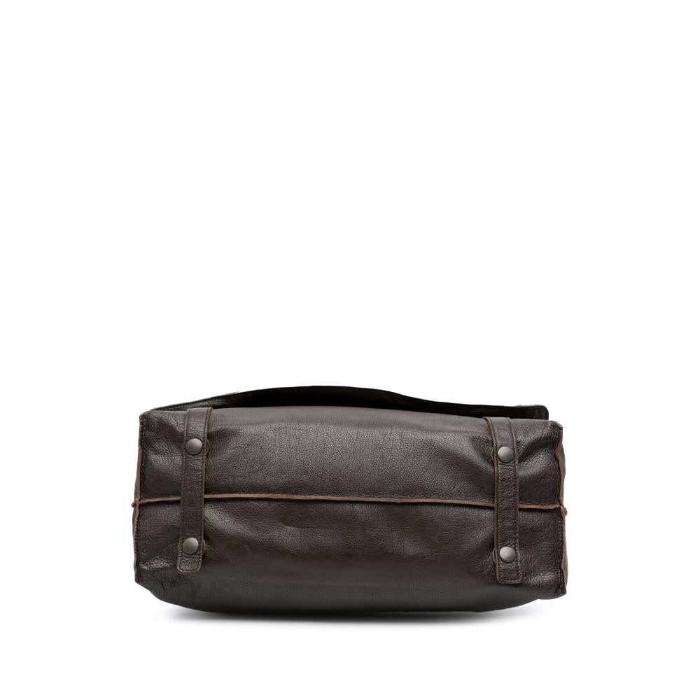 Brown Leather Bottega Veneta Crossbody Bag