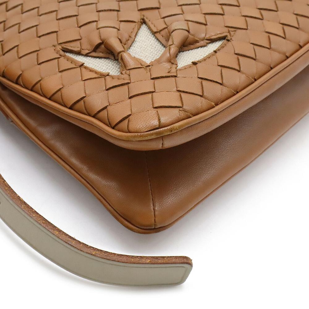 Brown Leather Bottega Veneta Shoulder Bag